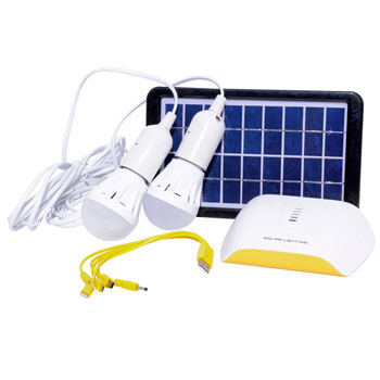 پک خورشیدی دو لامپه بدون رادیو