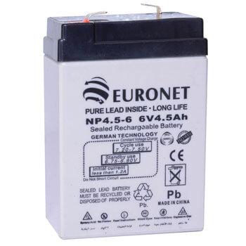 باتری 4 ولت 1/2 آمپر