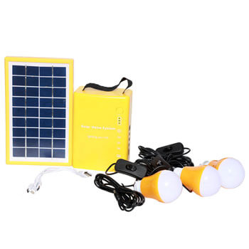 پک خورشیدی سه لامپه مسافرتی